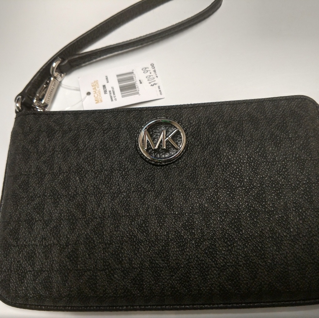 Michael Kors Black Wristlet